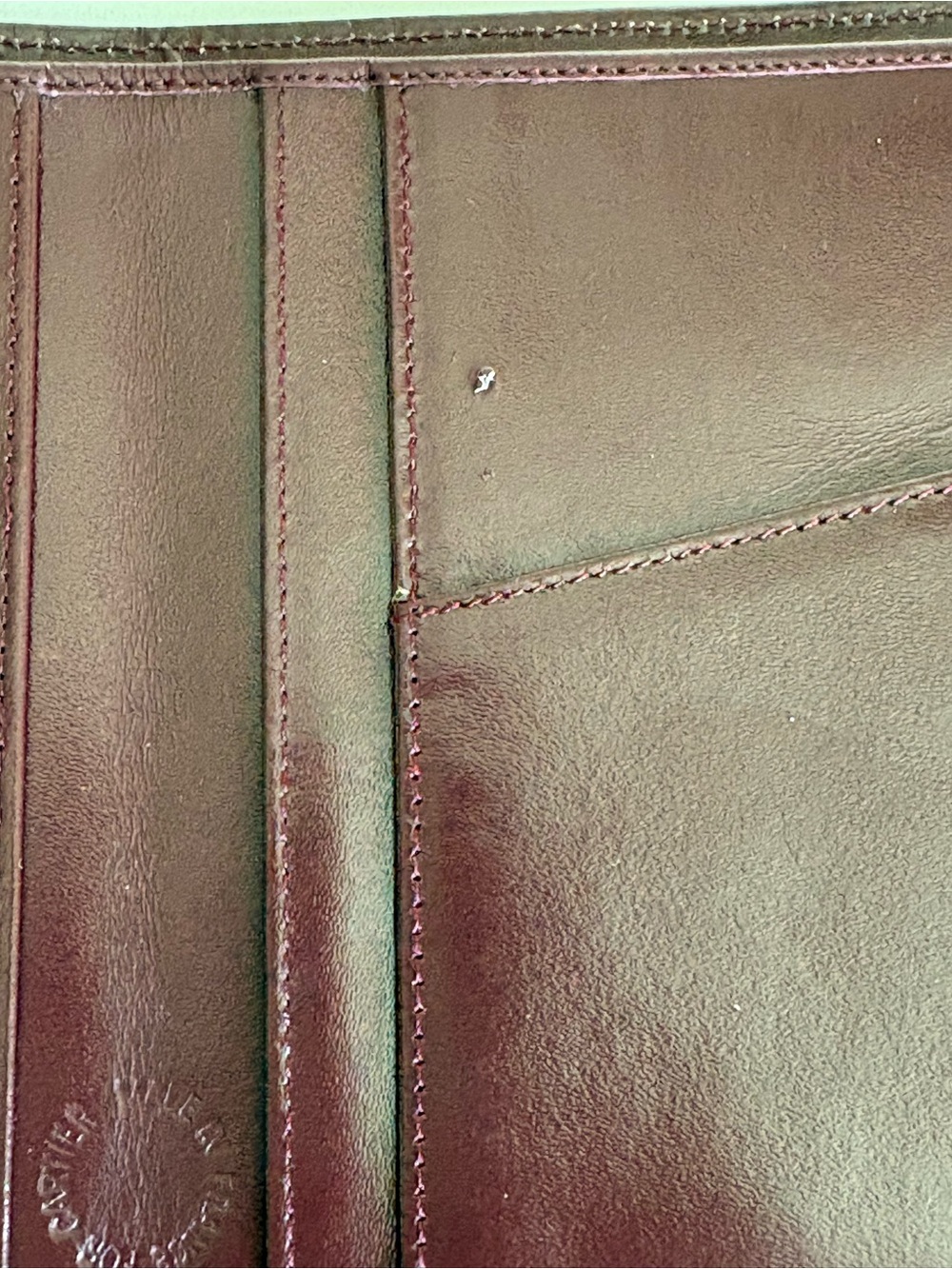 Cartier Wallet Bordeaux Leather - Picture 6 of 10